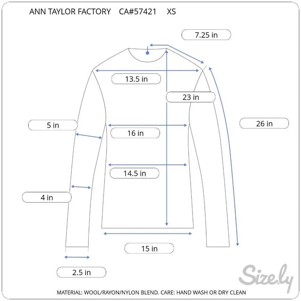 Ann Taylor Factory Wool Blend Pullover Black With Bow Designs Sweater Women;s XS - Picture 11 of 12